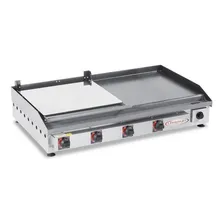 Chapa P/ Lanche Profissional Chapeira Inox 1050x600 E Prensa Cor Prateado Foto mini 2