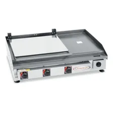 Chapa P/ Lanches Profissional C/ Prensa Inox 85x45 Itajobi Foto  mini 1
