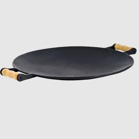 Chapa Picanheira Bife 40cm Disco Alumínio Fundido Minas Fort Foto 1