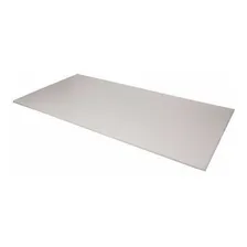 Chapa Tábua Carne Corte Doméstico 50x21cm 2mm 10uni Cor Branco Lisa Foto mini 1