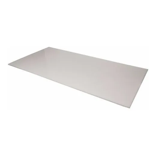 Chapa Tábua Carne Corte Doméstico 50x21cm 2mm 10uni Cor Branco Lisa Foto 1