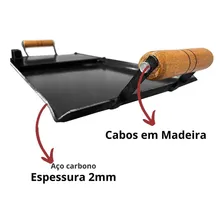 Chapeira Bifeteira Fundido Grill Lanches Fogão Churrasco Cor Preto Foto mini  3