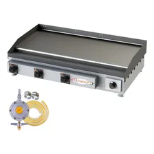 Chapeira Para Lanches Profissional Chapa Inox 85x45 Itajobi Foto mini 1