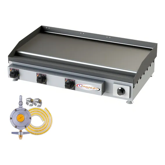 Chapeira Para Lanches Profissional Chapa Inox 85x45 Itajobi Foto 1
