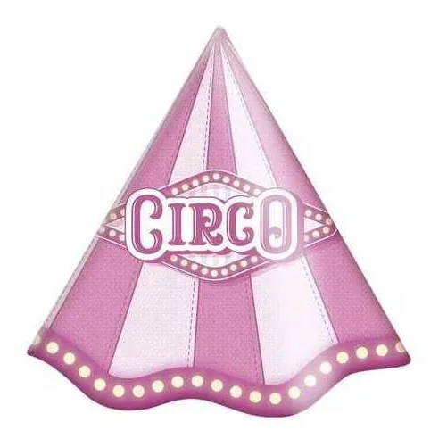 Chapéu Circo Rosa Festcolor 8und Foto 1