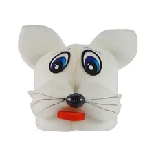 Chapéu Espuma Gato Cor Branco Foto  mini 1
