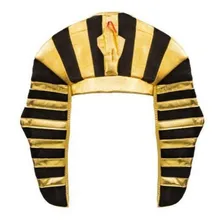 Chapéu Faraó Egípcio Turbante Dourado Adulto Foto mini 3