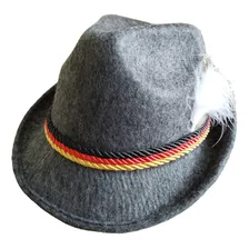 ChapĂ©u Fedora Em Feltro Para Traje TĂpico AlemĂŁo Oktoberfest Cor Cinza-escuro Foto mini 1
