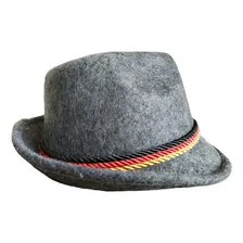 ChapĂ©u Fedora Em Feltro Para Traje TĂpico AlemĂŁo Oktoberfest Cor Cinza-escuro Foto mini 3