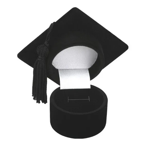 Chapéu Formatura Preto Estojo Linha Fantasia Capelo Foto 1