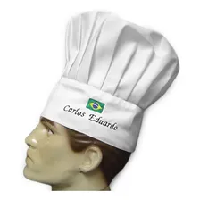 Chapéu Mestre Cuca, Personalizado, Gastronomia, Chapeu Chef Cor Branco Foto mini 1