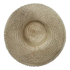 Chapeu Palha Mexicano Sombreiro Aba 14cm Festa Praia Pesca Foto mini 2