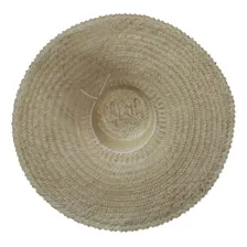 Chapeu Palha Mexicano Sombreiro Aba 22cm Festa Praia Pesca Tamanho Aba 22 Cm Foto mini  2