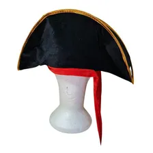 Chapéu Pirata Aveludado Festa Carnaval Foto mini 4