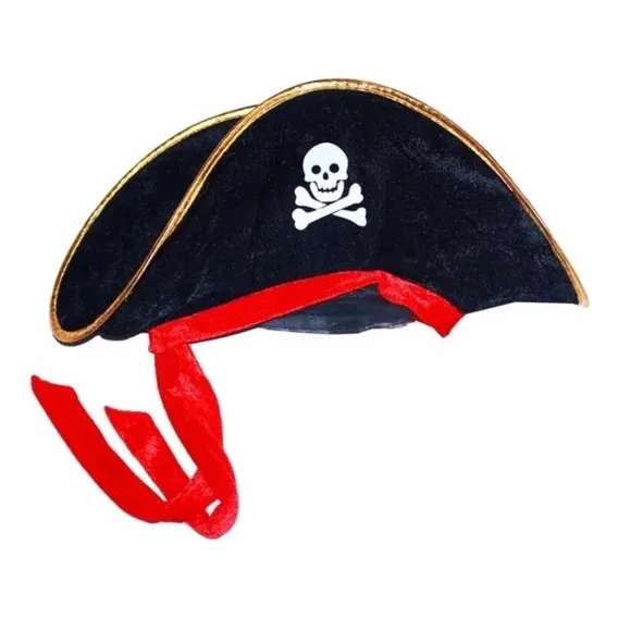 Chapéu Pirata Luxo Pirata Foto 1