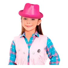 Chapeu Rosa Infantil Country Festa Peão Barretos Cowgirl Foto mini 1