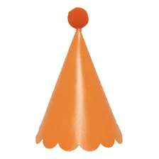 Chapéuzinho Cor Laranja Mesa Festa Chapeuzinho De Festa Disenho Laranja - Laranja Foto mini 2