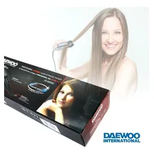 Chapinha De Cabelo Daewoo Di-6808s Prancha Alisadora De Cerâmica Preto 110v Foto mini 4