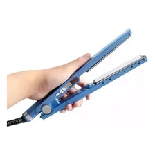 Chapinha de cabelo Prancha Para Progressiva- Salão Profissional Profissional azul Foto mini 4
