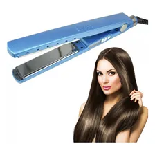 Chapinha de cabelo Prancha Para Progressiva- Salão Profissional Profissional azul Foto  mini 1