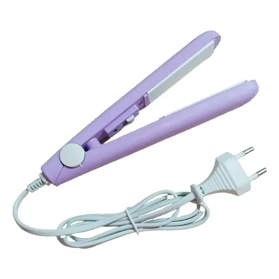 Chapinha Mini Prancha Alisadora Cabelo Bolsa Portatil Bivolt Foto 1