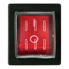 Chave 2pos Ilum Verm 24v Rs-201-1c-r-24v C/ Capa - Metaltex Foto mini 1