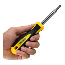 Chave 6 Em 1 Com Pontas Fenda/philips - Black Jack Foto mini  2
