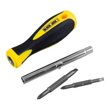 Chave 6 Em 1 Com Pontas Fenda/philips - Black Jack Foto mini  3