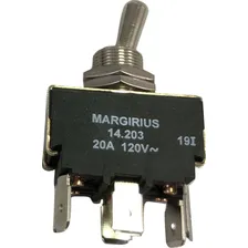 Chave Alavanca Margirius Bipolar Lig-desl-lig 14203 20a Foto mini 1