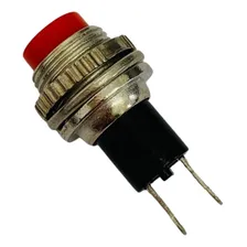 Chave Botão Push Button Na Ds-314 Vermelho - 10 Foto mini 4