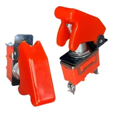 Chave Botão Caça sem Led Neon Vermelho Tictac Som Nitro Kit Foto mini 1