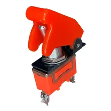 Chave Botão Caça sem Led Neon Vermelho Tictac Som Nitro Kit Foto mini 2
