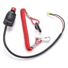 Chave Corta Corrente Cordão Motor De Popa Universal C/ Botão Foto mini  3
