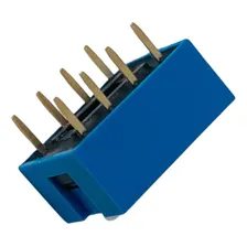 Chave Dip Switch 4 Vias 180° Graus Azul - Kit 5 Foto mini 3