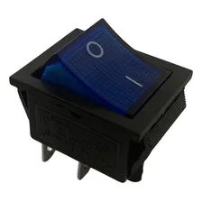 Chave Gangorra Kcd4-201n Azul 16 20a 250v 4 Terminais Foto mini 3