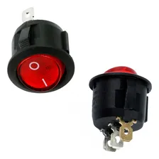 Chave Gangorra Liga Desliga Led Vermelho 10 220v Foto mini 4