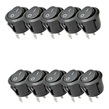 Chave Gangorra Redonda Kcd1-106-101 On/off 2t - 10 Foto mini 1