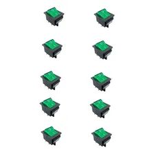 Chave Gangorra Verde Ligadesliga Kcd4-4t-vd-led-24v 10 Foto mini 1