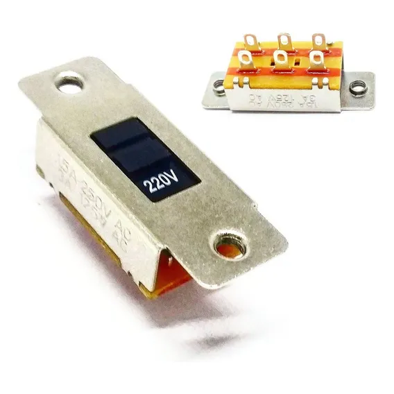 Chave Hh Seletora Hh-201 110/220v Pci - Com Aba Cor Cromado Foto 1