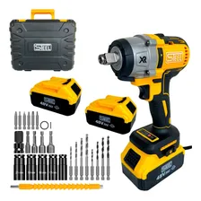 Chave Impacto 48v 2bat 4.0ah Brushless 620nm Profissional Foto mini 1