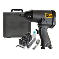 Chave Impacto Pneumática 1/2 32kg Com 10 Soquetes E Maleta Foto  mini 1