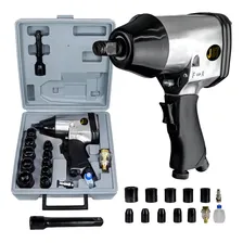 Chave Impacto Pneumatica 1/2 Pol Com Kit Chave Jch32 - Jst Foto mini 1