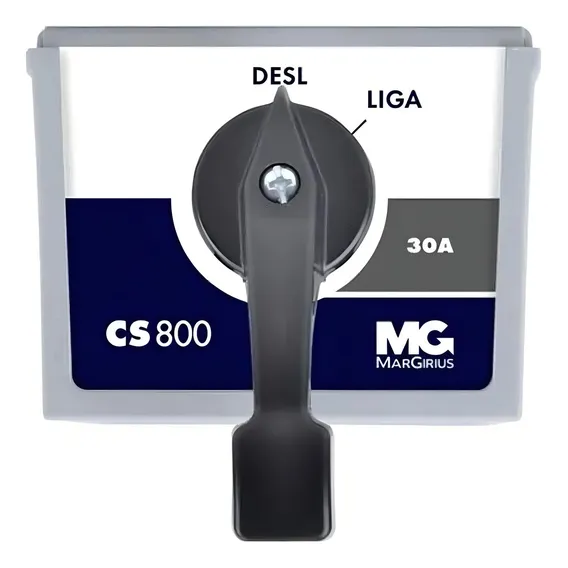Chave Liga / Desliga Cx Metálica Cs-830 7,5cv 30a Margirius Foto 1