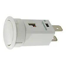 Chave Margirius 31127 Pulso Liga Botão Faceado 1a Cor Branco Foto  mini 1
