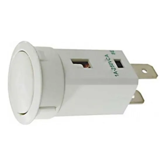 Chave Margirius 31127 Pulso Liga Botão Faceado 1a Cor Branco Foto 1