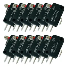 Chave Micro Switch Kw11-7-1 - 16a Roldana Kit 10 Foto  mini 1