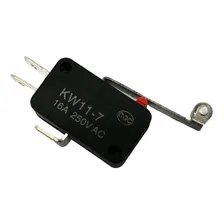 Chave Micro Switch Kw11-7-2-3t Haste 29mm Com Rolete Foto  mini 1