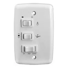Chave Para Ventilador Teto Com Capacitor Branco Rima [ 26754 Foto mini 1
