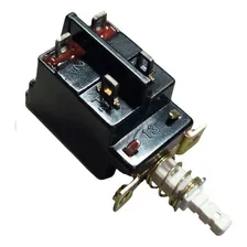 Chave Push Button Com Trava Liga Desliga 4t 5a Kdc-a04-2 Cor Preto Foto mini 2