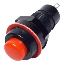 Chave Push Button Ds-213 2t Sem Trava Vermelha Kit 10 Foto mini  3